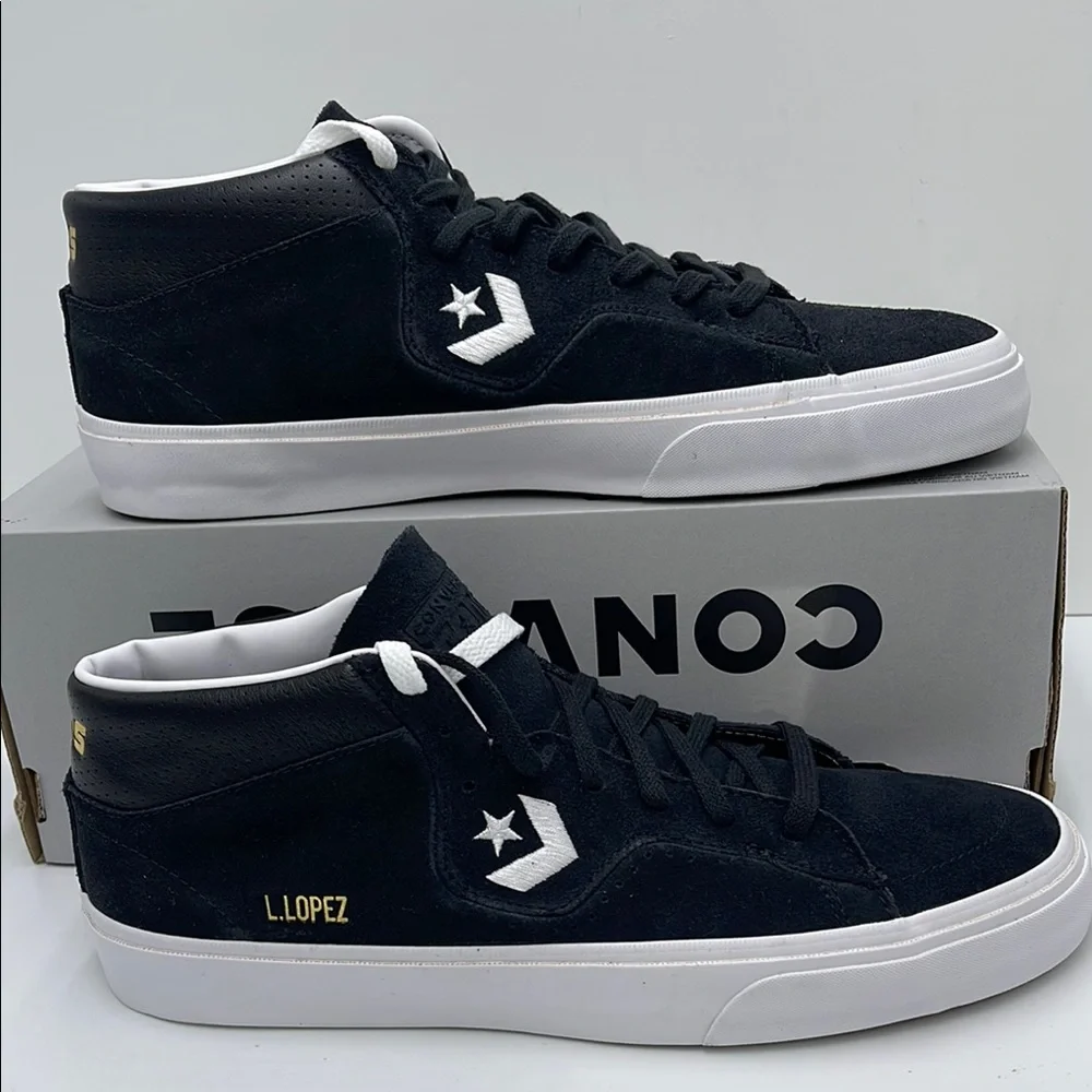 Converse Black High-Top Men's Shoes 171331C LOUIE LOPEZ PRO MID BLACK/BLACK/WHIT